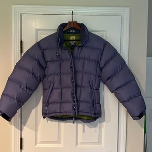 Isis Wms puffy parka size 14 purple